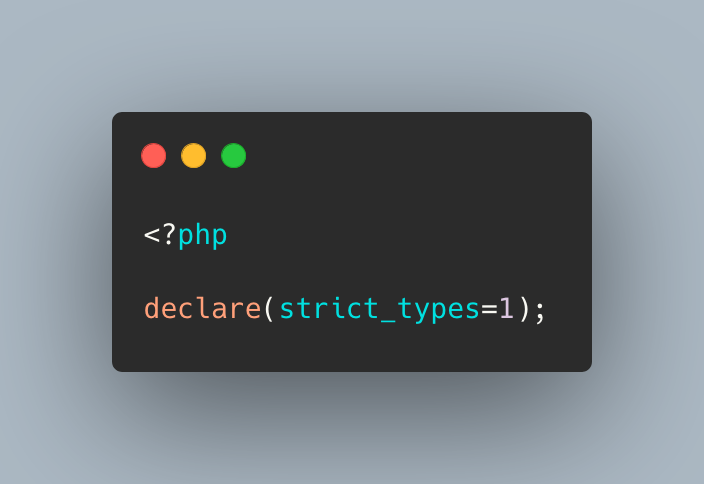 declare strict_types 1 php meaning